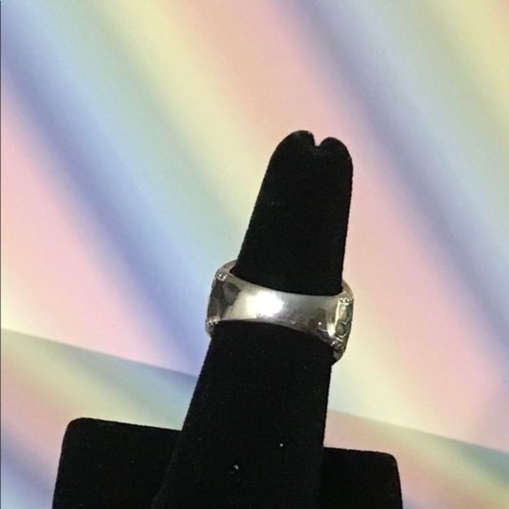 Sterling Silver‎ Mystic Topaz Ring with Italian Enamel - Picture 8 of 12